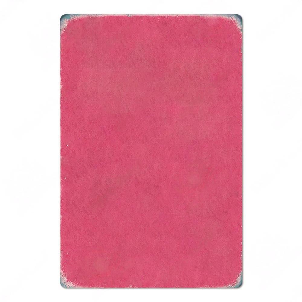 DIY Blank Base Plate Vintage Tin Signs Plaque Metal Wall Art Decor Plate for Home Bar Pub Coffee Shop