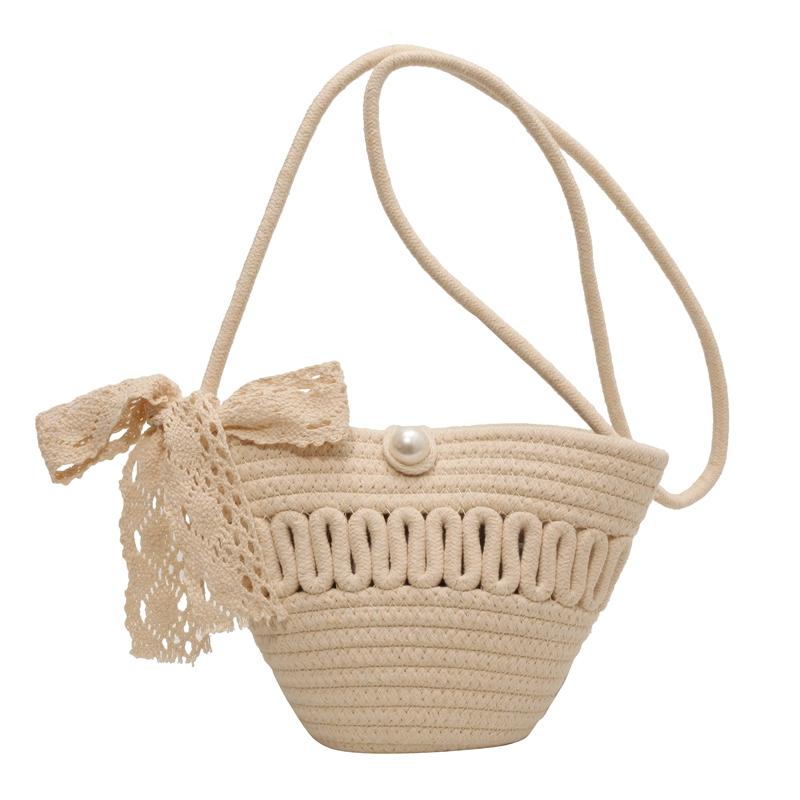 Handmade Straw Beach Bag for Women Shoulder Bag Crossbody Bag Summer Bag Hollow Bag Luxury Design New