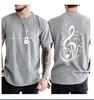 Unisexs Fashion Tshirt Summer Street Round Neck Casual Camisetas Tshirt Music Notes Design TShirts for WoUnisex Unisex Short Sleeve