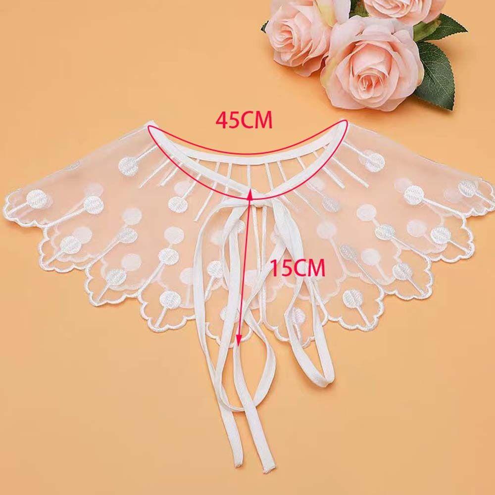 Lapel Blouse False Collar Lace Scarf Shawl Decoration High-quality Shirt Fake Collar