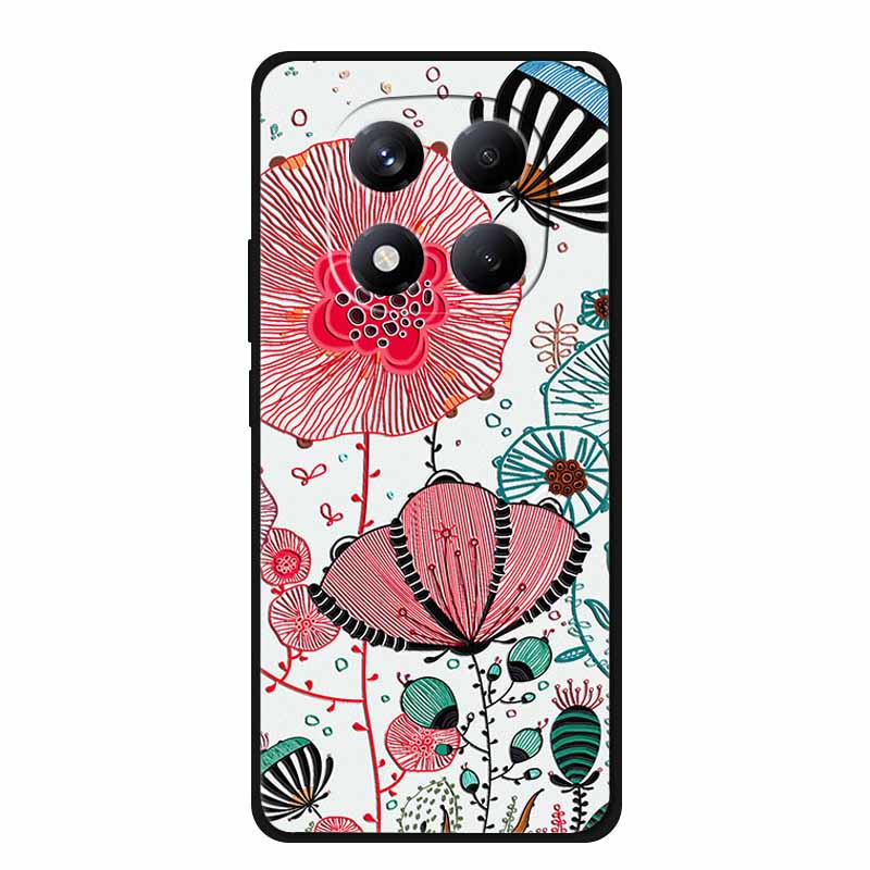 3D Flowers Emboss Fundas For Redmi Note 15 5G (China) Case Soft Silicone Phone Cases For Note 15 5G For China Covers Shell Coque