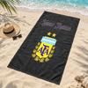 Argentina national team Custom Name Beach towels also serve as bath towels summer essential a musthave for the outdoors the beach and the pool