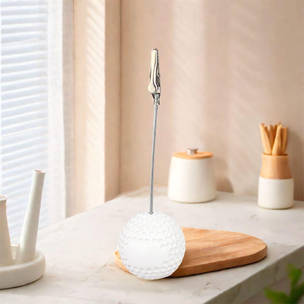 3pcs Stable Base Photo Clip White Memo Clamp Photo Holder Golf Ball Base  Sport Display