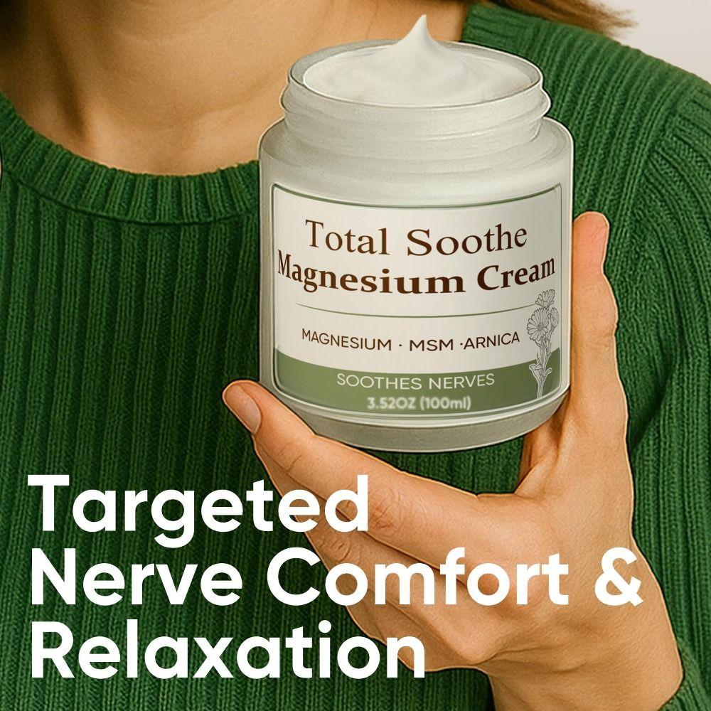 Fast Absorbing Total Relief Soothing Magnesium Cream Body Cream for Joint Feet Hands Legs
