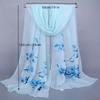 Spring And Summer Women Scarf New Pashmina Shawl Printed Cape Silk Chiffon Polyester Tippet Muffler 60*160Cm