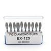 10 sztuk / pudło Dental FG wiertła diamentowe szybka rękojeść polerowanie produkt wybielający narzędzie dentysty EX-12S