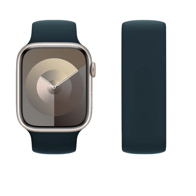 Straps for Apple Watch Band 40mm 44mm 45mm 41mm 46 mm 49mm 42mm Elastic Solo loop bracelet iWatch series 3 SE 6 7 8 9 10 ultra 2