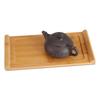 Bamboo Tea Tray Cup Plate Food Dessert Serving Tray Kung Fu Tea Accessory