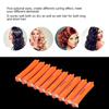 12 Pieces Salon Cold   Rods Hair Roller With Rubber Band Curling Curler Perms Hairdressing Styling Tool for Girls Women Hair