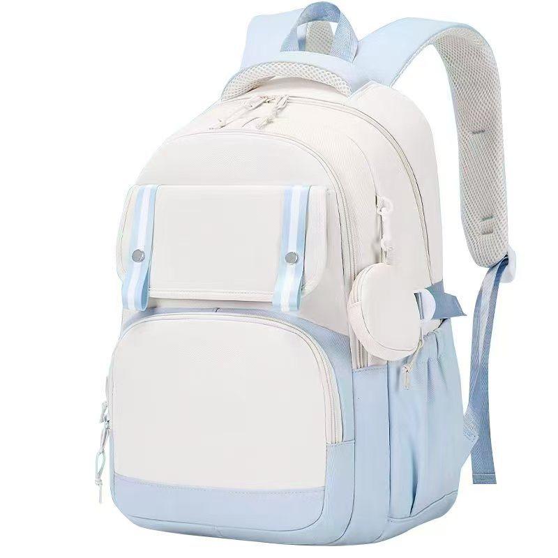 Girl'S School Backpack With Purse Niche Ins Style Harajuku Campus Student Backpacks Primary Schoolbags Student Bookbag