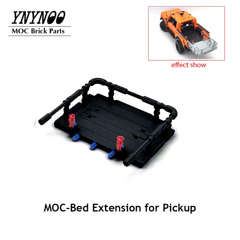 Fit for Pickups F-150 Raptor 42126 Bricks Set Car MOC Trailer Hitch Crane Platform Cover Modified Building Blocks DIY Toys Gifts