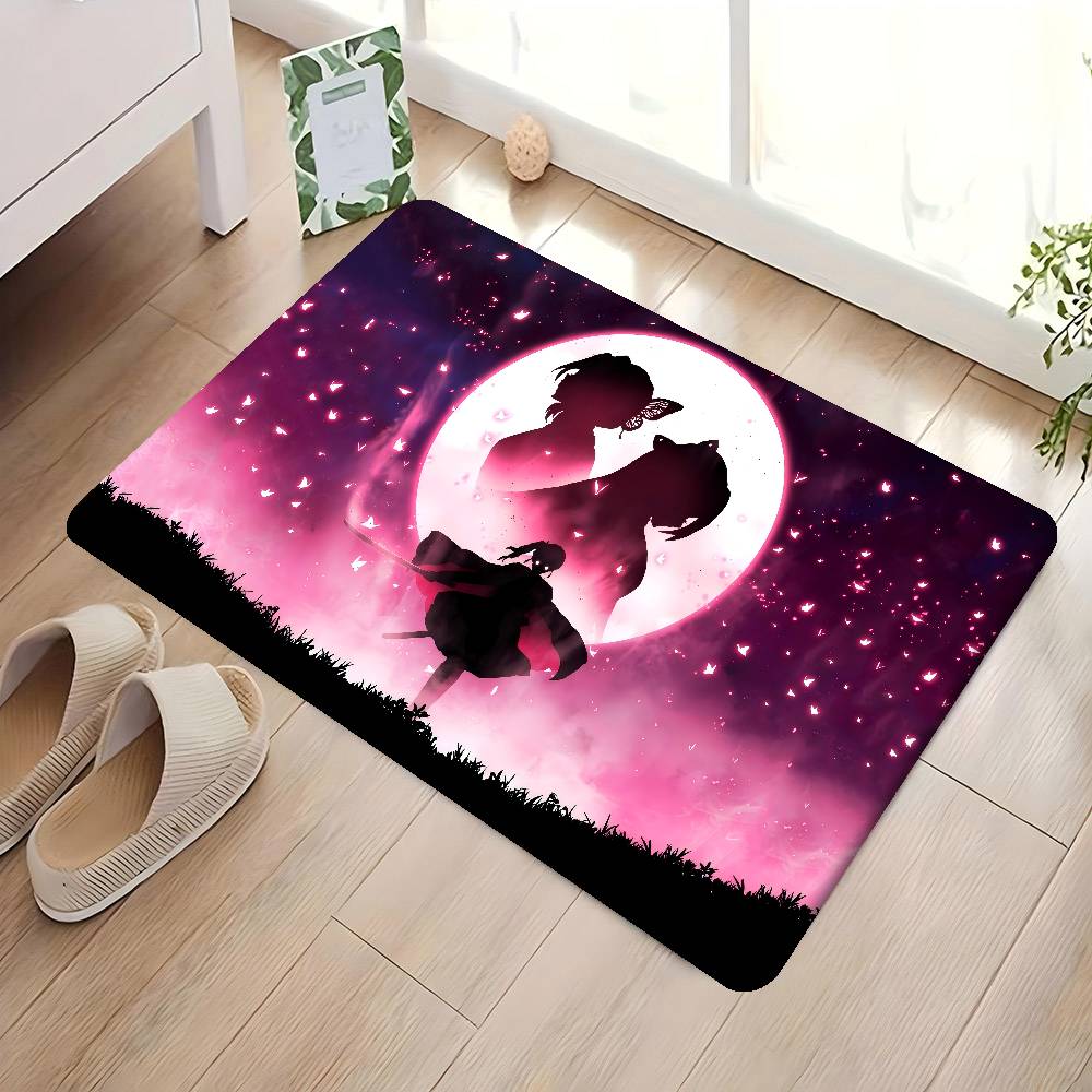 

Kochou Anime Shinobu Room Mats Retro Multiple Choice Living Room Kitchen Rug Non-Slip Welcome Rug 40x60 cm