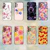 Y2K Lucky French English Lucky  Phone Case For Samsung S25,S24,S21,S22,S23,S30,Ultra,S20,Plus,Fe,Lite,5G Black Cover