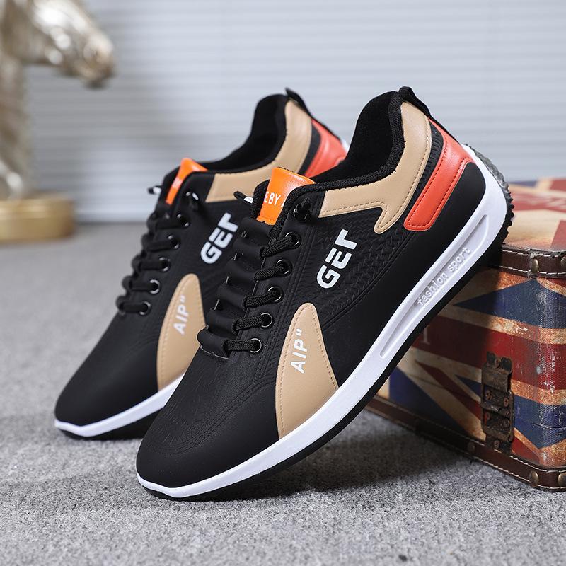 One-pedal Men's Shoes Spring Sports Men's Shoes Running Lightweight Casual Little White Shoes Platform Casual Men's Shoes
