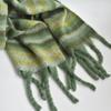 Striped Scarf Winter Girls Color Warm Bib Shawl Dual Use