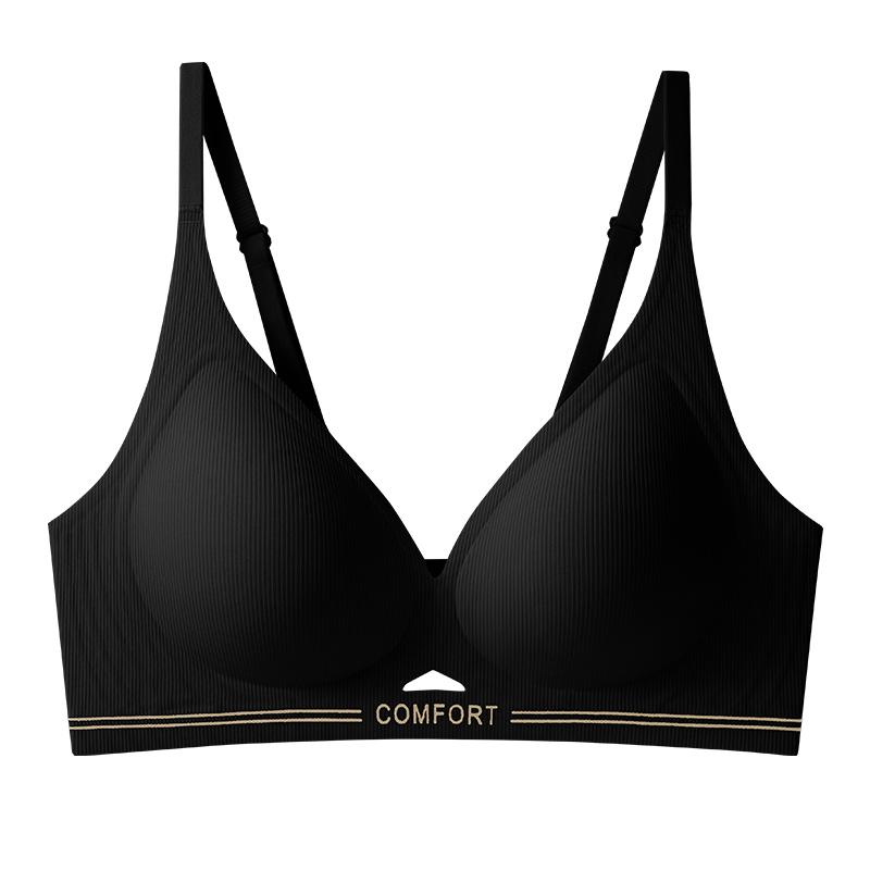 Traceless ultra-thin underwear, women's big breasts show small breasts, gather and close sub-breasts, anti-sagging, no steel ring bra.