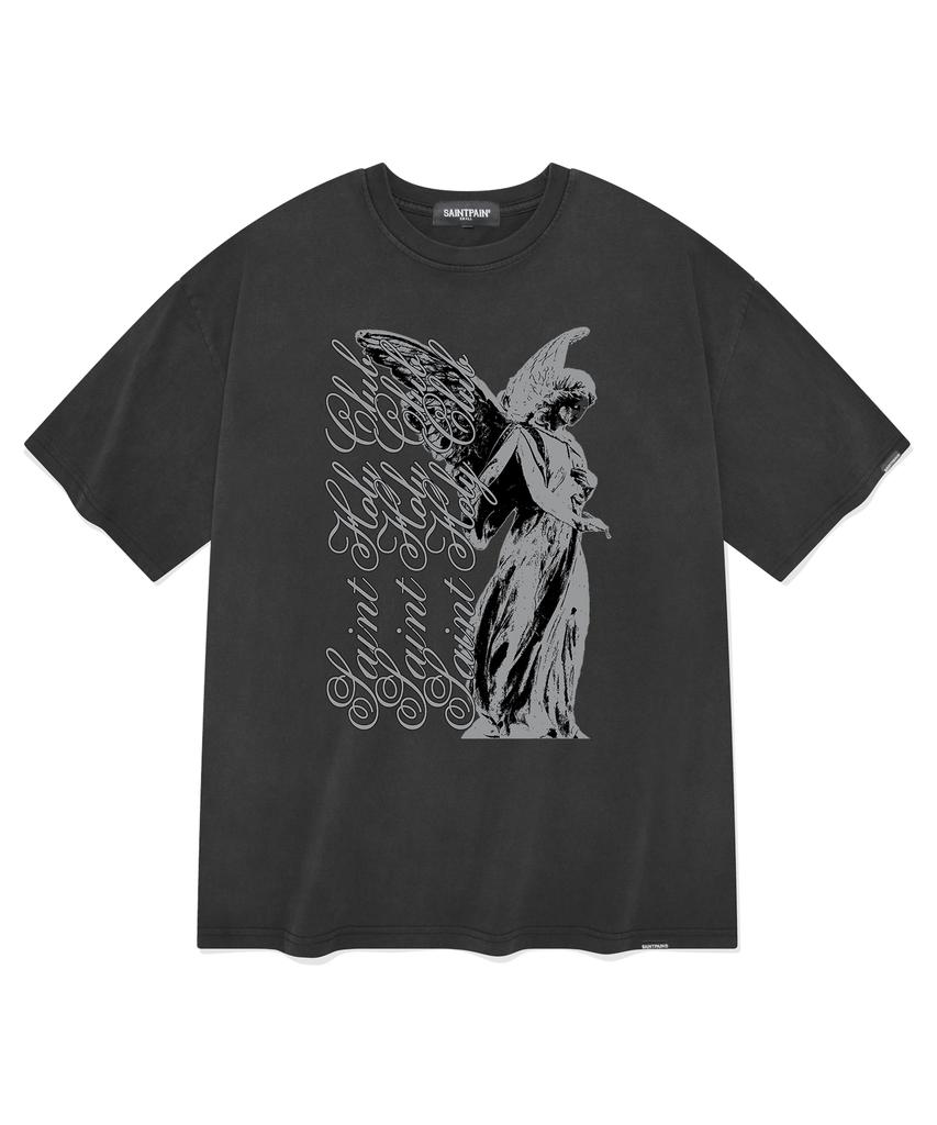 SAINTPAIN Sp Angel Saint Short Sleeve T-Shirt - Charcoal