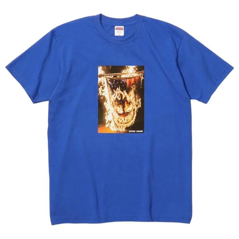Supreme x Spitfire Flag Tee Royal S