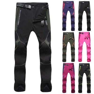 Men And Women Couples Mountaineering Quick Dry Outdoor Sports Elastic Pants Windproof Waterproof Mountaineering Pants