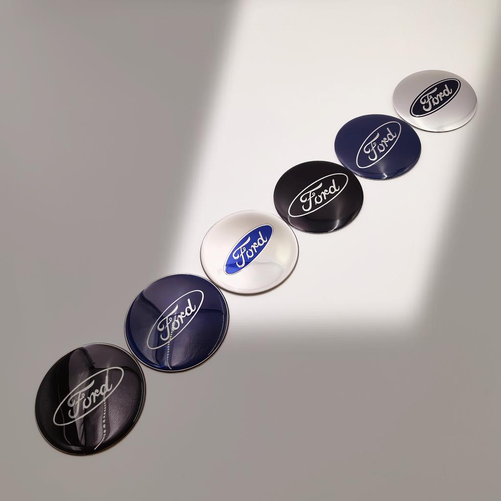 For Ford Fie20pcs 56mm 60mm 65mm Ford Car Wheel Center Sticker Rim Caps Hub Cover Decal Logo Hub Cover Badge Decal