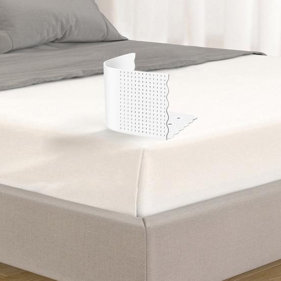 4-Piece Bed Sheet Holder Straps - Grey Fitted Sheet Corner Clips For All Mattress Sizes
