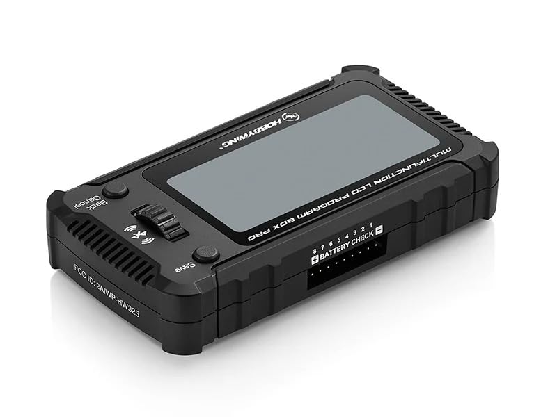 HOBBYWING LCD Program Box PRO Hobby Wing Radio Control XERUN Series PLATINUM Series ESC Japanese Notation Compatible Large Screen LCD Dial Bluetooth