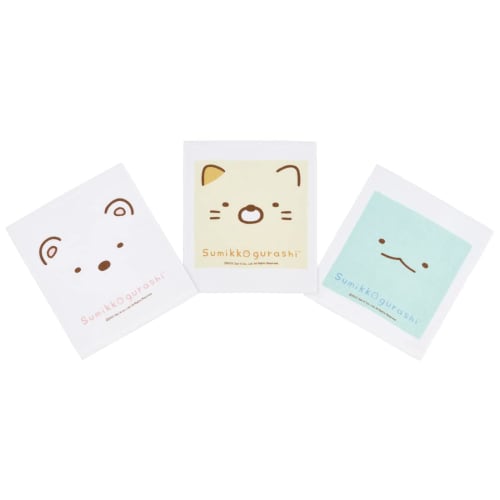 

Набор влажных полотенец для фигуристов Sumikkogurashi OAC1T-A, 3 шт.