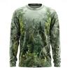 2026 Herren Camouflage Hirschdruck Langarmshirt, 3D Grafik Rundhals Oberteil, Outdoor Streetwear Mode, Frühling Sommer Freizeitkleidung