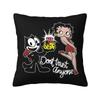 Custom Disney Felix The Cat Anime Pillow Case 40x40cm Decorative Cartoon Kawaii Luxury Cushion Cover Soft Pillowcase