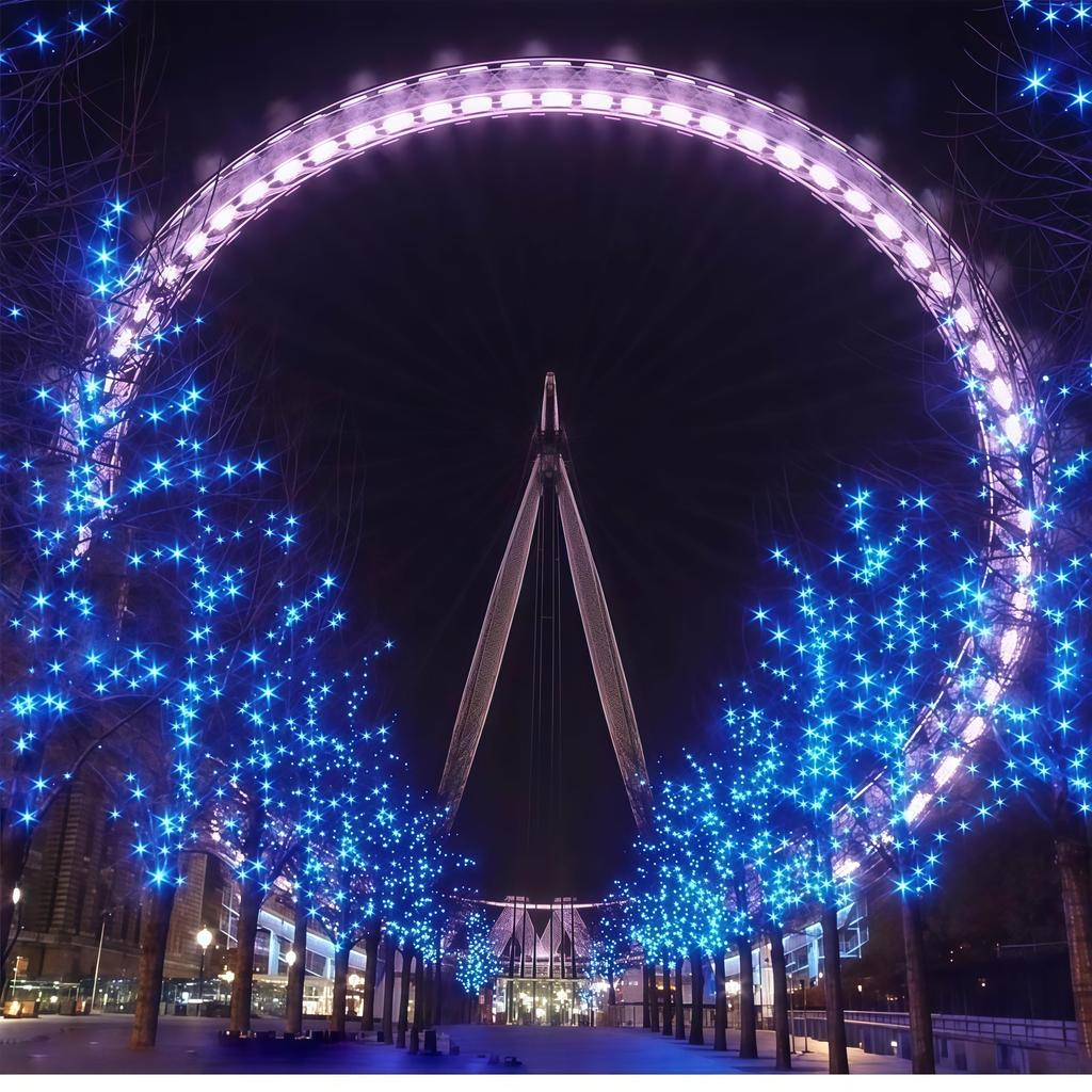 Candy88 LED String Lights for Outdoor Use, Waterproof, 10m (100 bulbs), 30m (300 bulbs), 100m (800 bulbs), 8 Lighting Patterns, Memory Function,