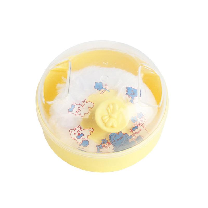 Nádobka na pudrovací houbičku Pouzdro na dětskou houbičku Pro domácí použití Cestování Dětský pudr Hromádková krabička Přenosná Znovu plnitelná Dětská tělová kosmetika