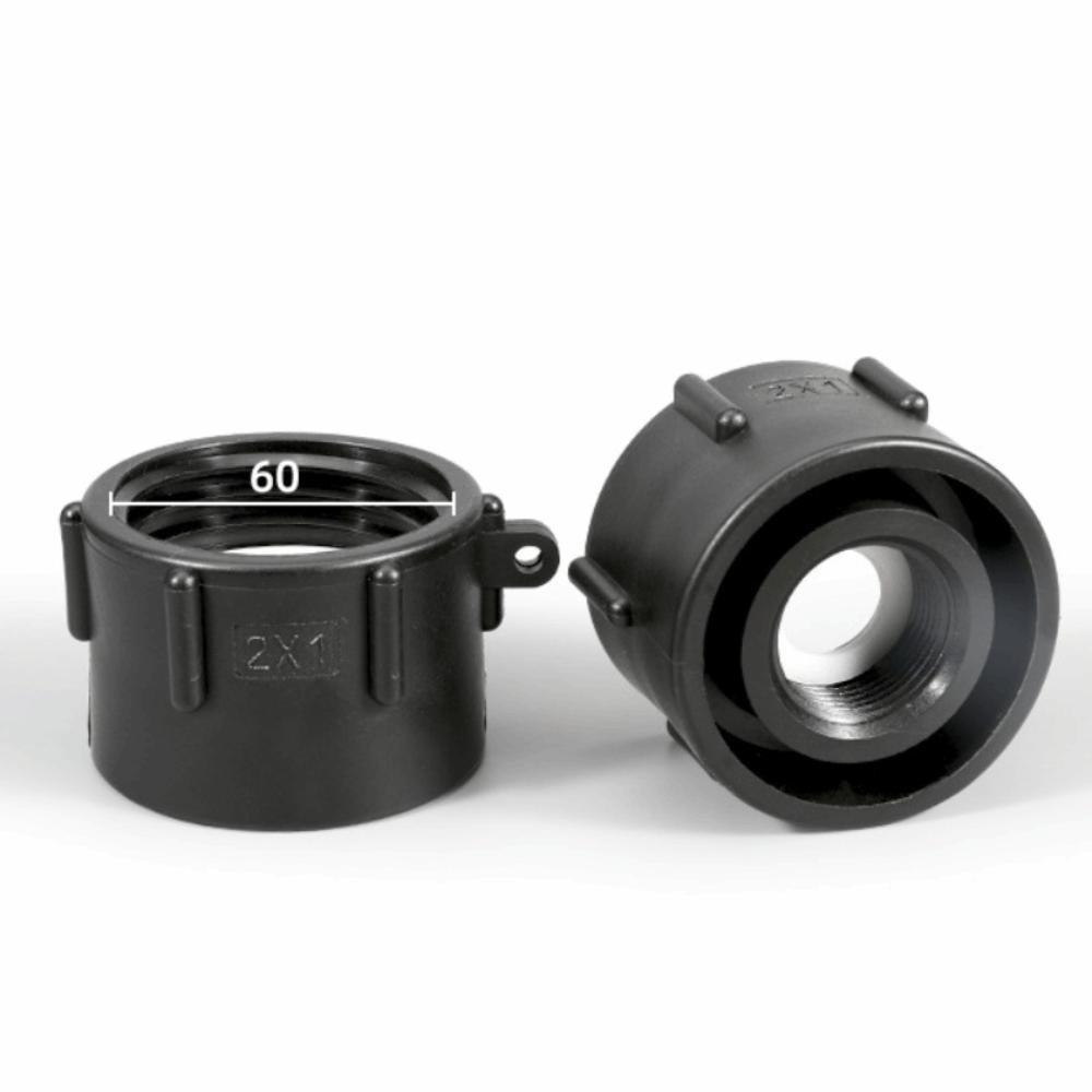 Female Thread IBC Adapter Plastic Threaded Tank Connector Water Tank Fitting Garden Water Systems