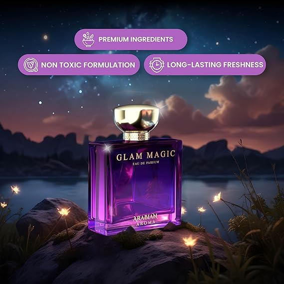 Glam Magic Women's Perfume | Long Lasting Perfumes for Women | Floral Perfume -Women and Girls' perfume | Eau De Perfume (100ml)