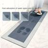 Modern Minimalist Diatomaceous Bathroom Mat Super Absorbent Non Slip Bathroom Floor Mat For Home Entrance Quick Dry Door Mat