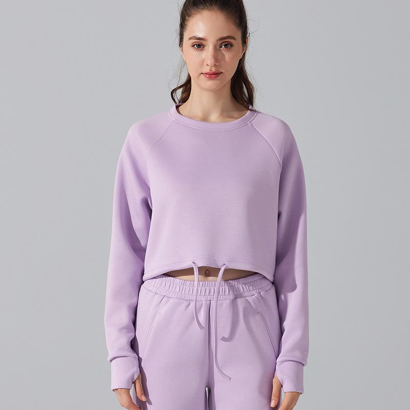 Breathable Thumbhole Running Hoodie - Space Cotton, Air Layer, Loose Fit, Drawstring Long Sleeve Large