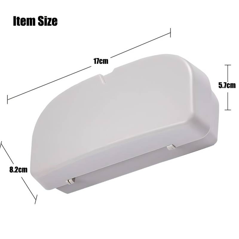 Scatola Multifunzione per Occhiali da Auto Portatile Porta Occhiali da Sole per Auto Porta Occhiali da Guida per Auto Custodia per Occhiali con Interruttore a Pressione Parasole