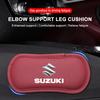 Leder Auto Kissen Auto Kniepolster Elastischer Memory-Schaum Beinpolster Für Suzuki Grand Swift Jimny Vitara Baleno IGNIS SX4 XL-7 GW250 Zubehör