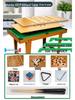 Children's Mini Wooden Billiards Table: Multifunctional Game Table with Legs