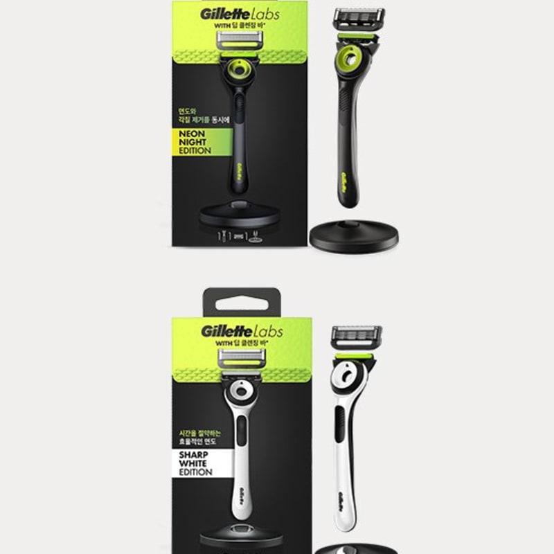 [Gillette] Labs Neon Night / Sharp White Edition 1шт 2 вида (Выберите 1) Neon Night Edition 1up