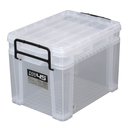 

JEJ Astage NW Box #45 Clear Disaster Preparedness Box, Approx. W 37.9 x D 54.5 x H 39cm