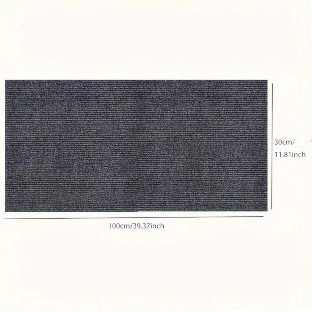 1PC 1m/39.37inch Self-Adhesive Cat Scratching Mat Trimmable Cat Carpet Cat Scratching Carpet Corner Wall Cat DIY Scratch Sofa Fu