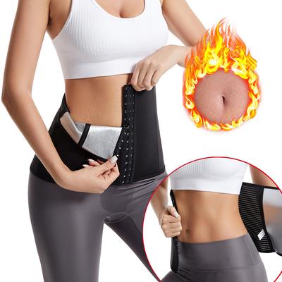 Sweat Girdle Abdominal Thickening Waist Protector Belt Running Fitness Sports Waist Molding Adjustable Belly Belt
