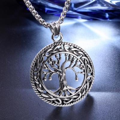 Tree of Life Pendant Necklace, European and American Necklace ,A Gift for My Boyfriend