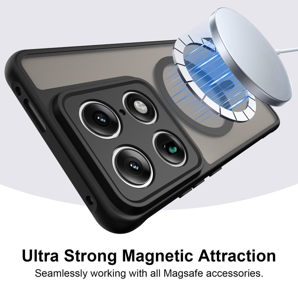 For Magsafe Wireless Charging Magnetic Case For Motorola Signature 5G Shockproof Matte Back Cover Coque