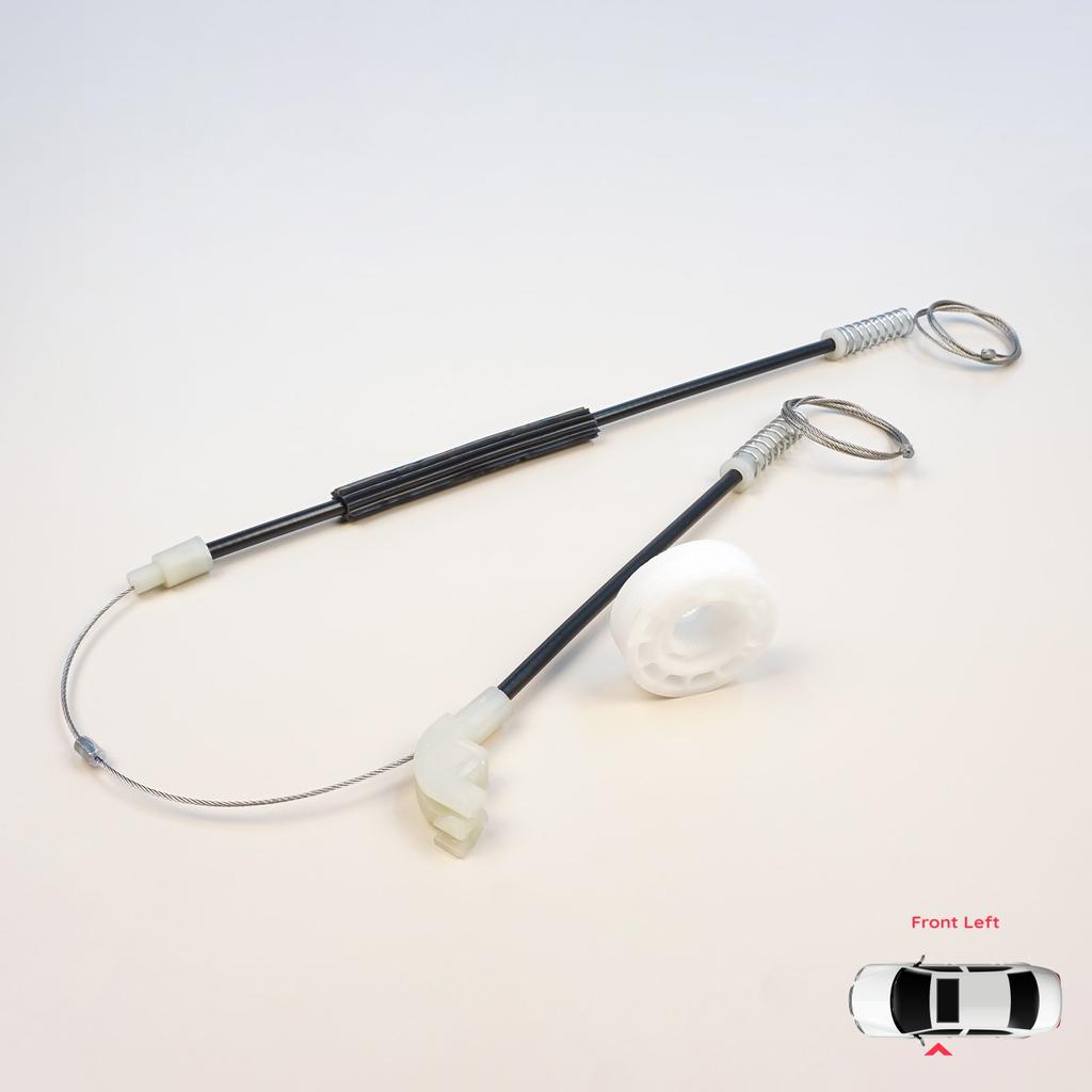 Set de reparare geam electric BWR5615 Față Stânga pentru Mitsubishi Carisma DA 1995-2006 4/5 Uși MR912459