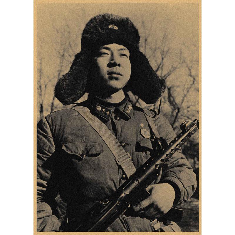 Large Lei Feng Decorative Kraft Paper Poster for Restaurants, Bars, and Snack Shops
