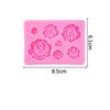 3D Flower Silicone Molds DIY Fondant Craft Cake Candy Chocolate Ice Pastry Baking Tool Mould Handmade Soap Mold Cake Decoration