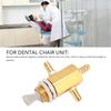 5mm Dental Pull-Down Umschaltventil Starke Absaugung Kupfer Dental Regelventil für Zahnarztsessel Turbineinheit
