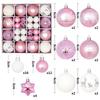 Christmas Baubles Set Tree Decoration Holiday Hanging Ornaments 42/44pcs PVC Balls