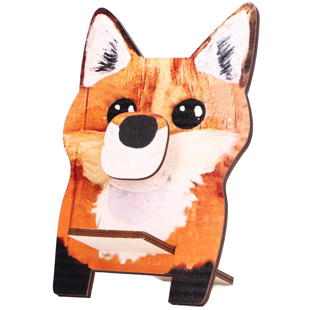 Animal Shape Glasses Holder Unique Beautiful Design Natural Odorless Composite Wood Eyeglasses